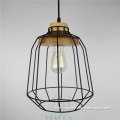 Industrial DIY Metal Ceiling Lamp Light Vintage Pendant Lighting Wooden Head NEW